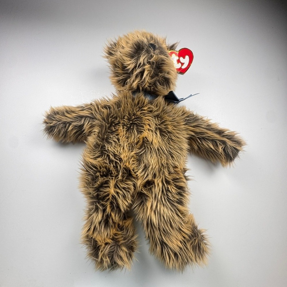 Ty Attic Treasure Toby Bear Plush 1994 Vintage Shaggy Brown 6053049 Korea Tag